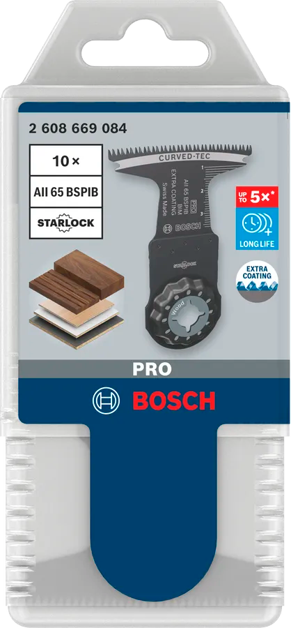 Bosch PRO AII 65 BSPIB Invalzaagblad 65 x 40 mm – 10 stuks