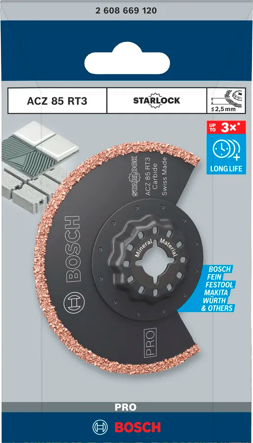 PRO ACZ 85 RT3 segmentzaagblad voor mortel