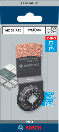 Bosch PRO AIZ 32 RT5 Multitool Zaagblad