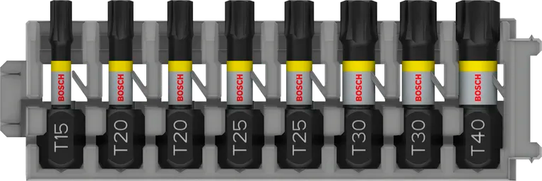 PRO Torx Slagschroefbit Set – 8-delig, 25 mm, T15–T40 – Premium Kwaliteit