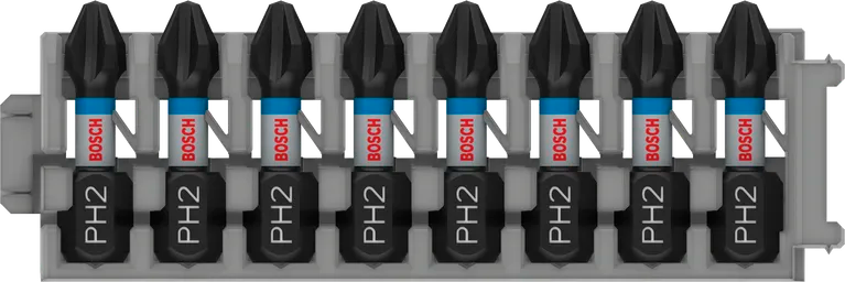Bosch PRO Phillips Slagschroefbit PH2, 25 mm (8-delig)