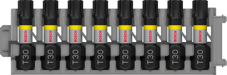 PRO Torx slagschroefbit, T30, 25 mm, 8-delig