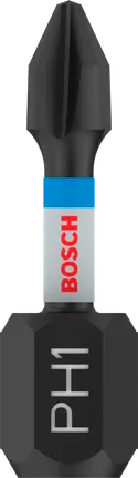 Bosch PRO Phillips Slagschroefbit PH1, 25 mm (2-delig)