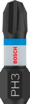 Bosch PRO Phillips Slagschroefbit PH3, 25 mm (2-delig)