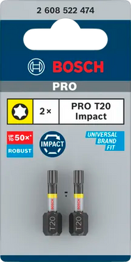 Bit T20 - 25 mm - 2st