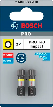 Bit T40 - 25 mm - 2st