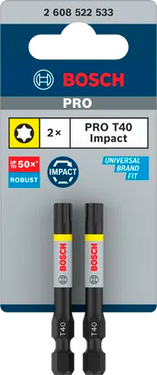 Bit T40 - 55 mm - 2st