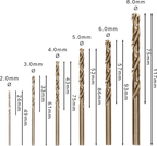 PRO Stainless Steel HSS Co Spiraalboorset 6 Delig