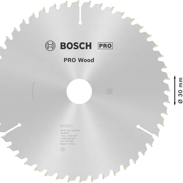 Zaagblad Hout - 216 mm x 30 mm x 48T