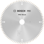 Bosch PRO Wood cirkelzaagblad, 254 x 2,5 x 30 mm, T80