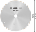 Bosch PRO Wood cirkelzaagblad 305 mm T96