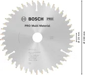 Bosch PRO Multi Material cirkelzaagblad, 150 x 2 x 20 mm