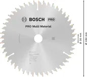 Bosch PRO Multi Material cirkelzaagblad, 184 x 2,4 x 30 mm