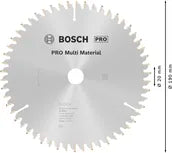 Bosch PRO Multi Material cirkelzaagblad, 190 x 2,4 x 20 mm