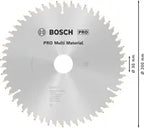 Bosch PRO Multi Material cirkelzaagblad, 200 x 2,4 x 30 mm