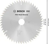 Bosch PRO Multi Material cirkelzaagblad, 210 x 2,4 x 30 mm