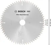 Bosch PRO Multi Material cirkelzaagblad, 230 x 2,4 x 30 mm