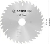 PRO Wood cirkelzaagblad, 180 x 2,6 x 30 mm, T36