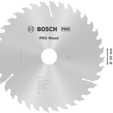 Zaagblad Wood - 210 mm x 30 mm x 36T