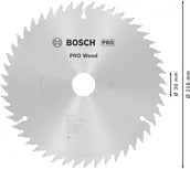 Bosch PRO Wood cirkelzaagblad 216 mm T48