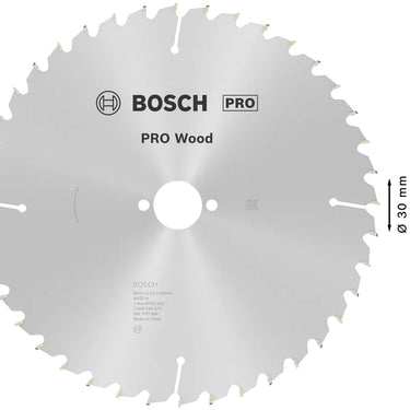 Zaagblad Hout - 250 mm x 30 mm x 40T