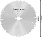 Bosch PRO Wood Cirkelzaagblad – 350 x 3,5 x 30 mm, T54