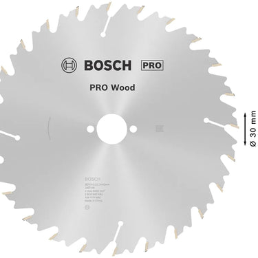 Zaagblad Hout - 250 mm x 30 mm x 24T