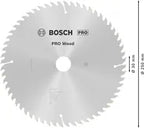 Bosch PRO Wood cirkelzaagblad, 250 x 3,2 x 30 mm, T60
