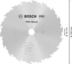 Bosch PRO Wood cirkelzaagblad, 160 x 2,2 x 16 mm, T18