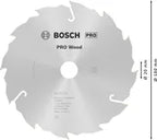 Bosch PRO Wood cirkelzaagblad, 160 x 2,2 x 20 mm, T12