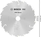 Bosch PRO Wood cirkelzaagblad, 160 x 2,2 x 20 mm, T18