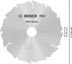 Bosch PRO Wood cirkelzaagblad, 190 x 2,4 x 30 mm, T12