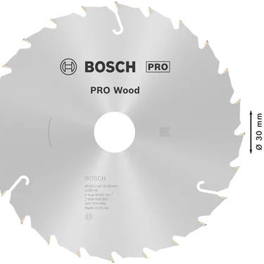 Zaagblad Wood - 190 mm x 30 mm x 24T