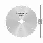 Bosch PRO Wood cirkelzaagblad, 230 x 2,4 x 30 mm, T18
