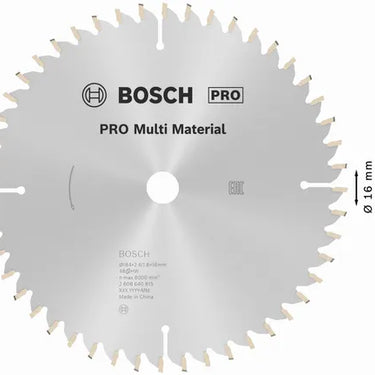 Zaagblad Multi Material - 184 mm x 16 mm x 48T