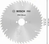 Bosch PRO Wood cirkelzaagblad, 190 x 2 x 30 mm