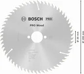 Bosch PRO Wood cirkelzaagblad, 190 x 2,6 x 30 mm