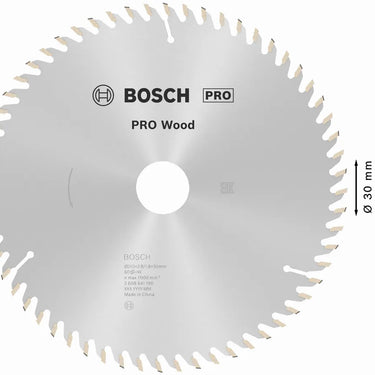 Zaagblad Hout - 210 mm x 30 mm x 60T