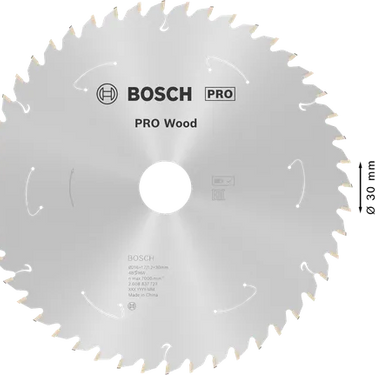 Zaagblad Hout - 216 mm x 30 mm x 48T