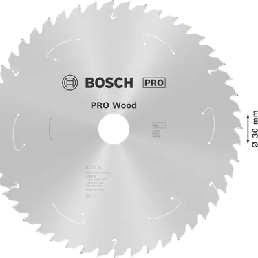Zaagblad Hout - 250 mm x 30 mm x 48T