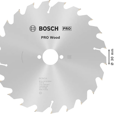 Zaagblad Hout - 216 mm x 30 mm x 22T