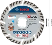 PRO Multi Material Diamantdoorslijpschijf 125 x 22,23 mm
