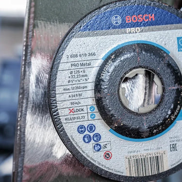 Bosch PRO Metal Bonded Grinding Disc A 24 P BF – 125 x 6 x 22.23 mm (X-LOCK)