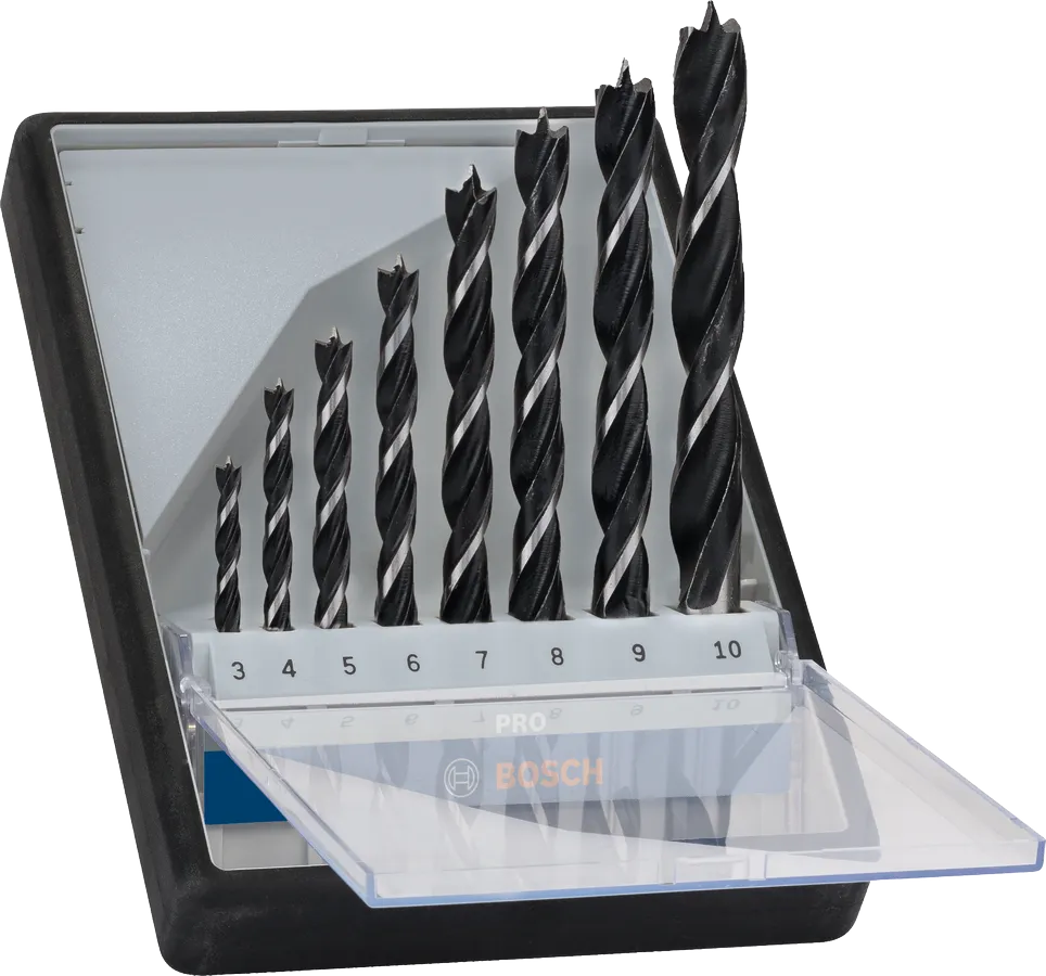 Bosch PRO Wood boorset met centreerpunt, 8-delig