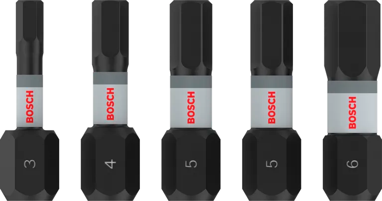 Bosch PRO H Impact Bits Set (H3-H6, 25 mm, 5-delig