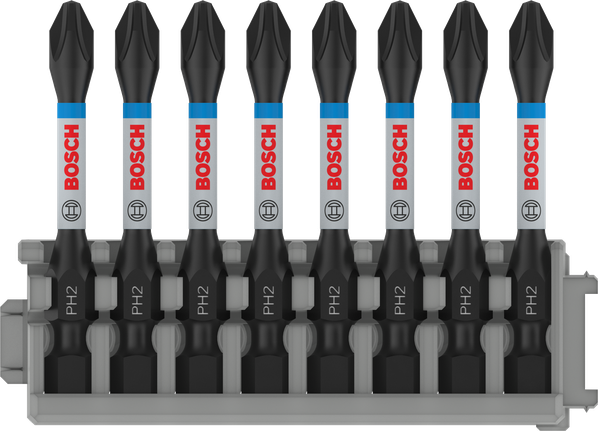 Bosch PRO Phillips Slagschroefbit PH2, 55 mm (8-delig)