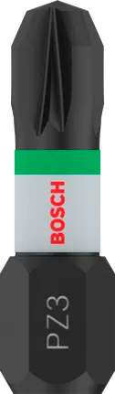 Bosch PRO Pozidriv Impact Bit Set PZ3 – 25 mm (2-delig)