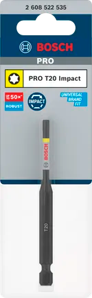 PRO Torx Slagschroefbit, T20, 90 mm, 1-Delig