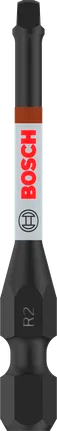 Bosch PRO Robertson Slagschroefbits – R2, 55 mm (2 stuks)