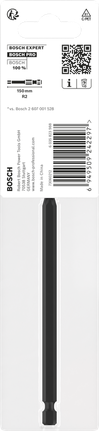 Bosch PRO Robertson Slagschroefbit – R2, 150 mm